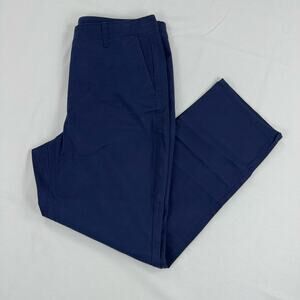 J Crew Womens Kate Straight leg Chino Pant Size 12 Navy Blue